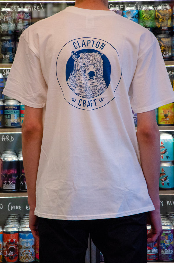 Clapton Craft White Short Sleeve T-Shirt