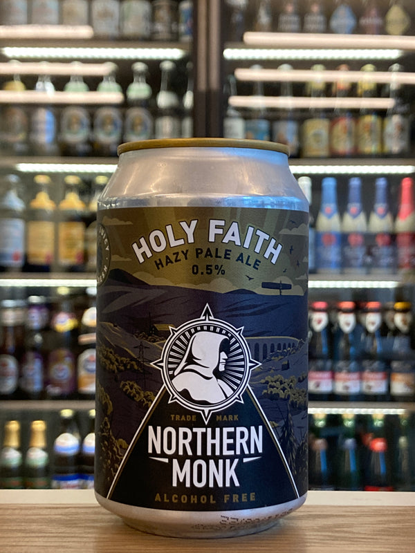 Northern Monk | Holy Faith | Alcohol Free Hazy Pale Ale | Last Chance! BBF 23/03/2024