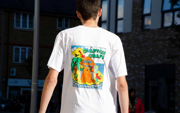 Clapton Craft x Gavin Connell Desert Island Drinks T-Shirt