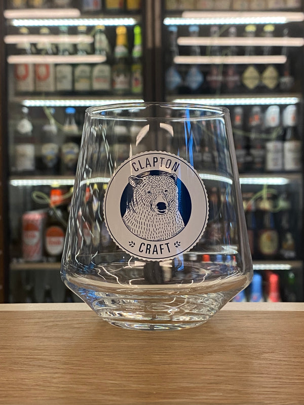 Clapton Craft Navy Bear Harmony Tumbler 2/3 Pint Glass