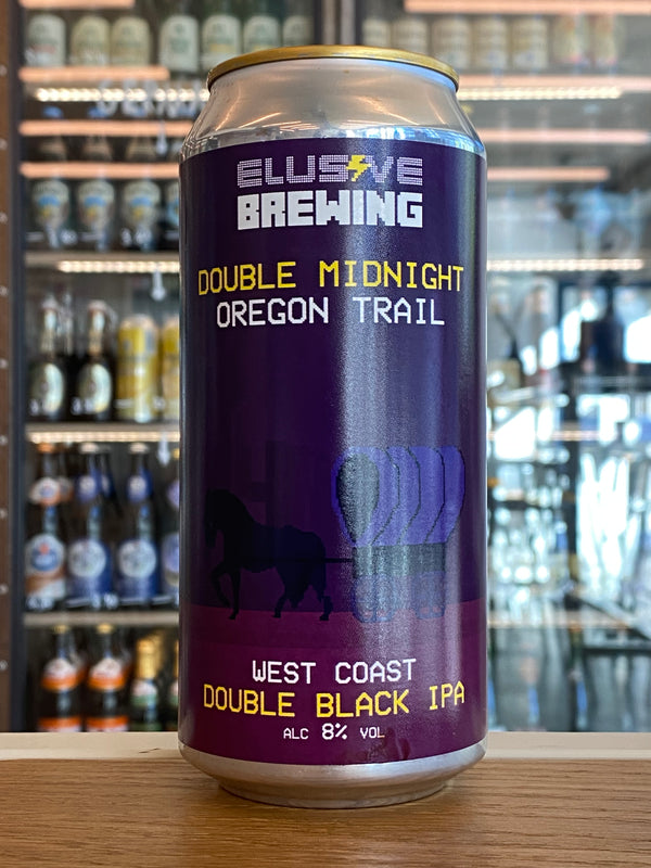 Elusive | Double Midnight Oregon Trail | Black West Coast DIPA