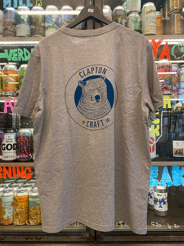 Clapton Craft Grey Short Sleeve T-Shirt