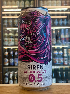 Siren  Soundwave 0.5%  Alcohol Free IPA - Clapton Craft