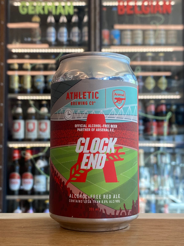 Athletic Brewing x Arsenal Football Club | Clock End | Alcohol Free Red Ale