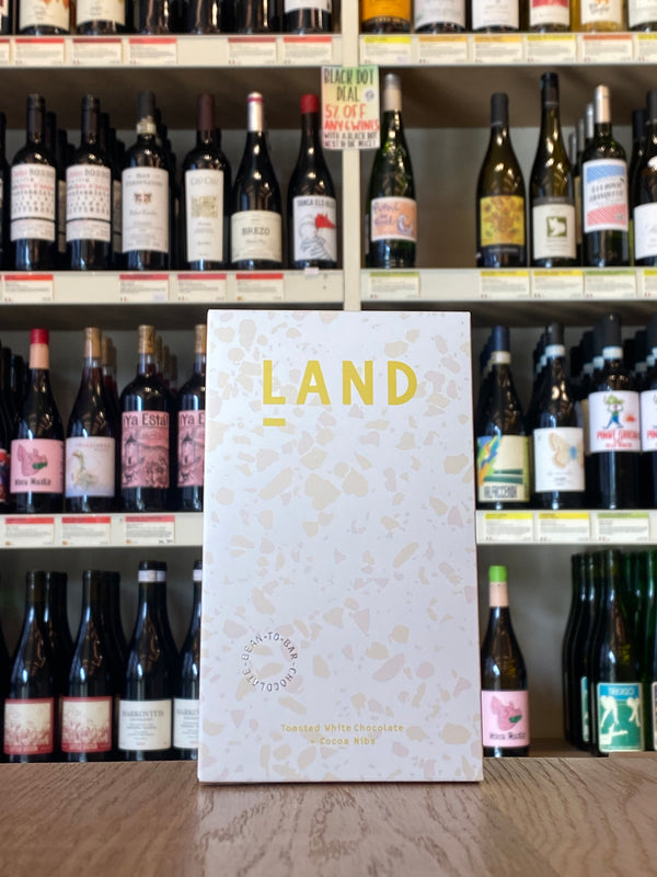 Land Chocolate | Toasted White Chocolate With Cocoa Nibs 38%