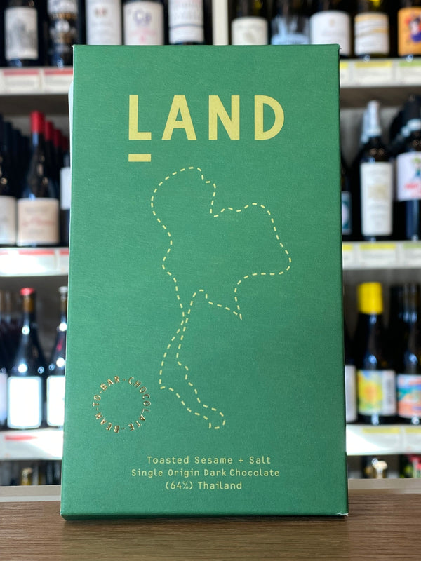 Land Chocolate | Thailand Dark Chocolate & Toasted Sesame & Salt 64%