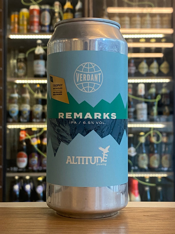 Verdant x Altitude | Remarks | NZ IPA