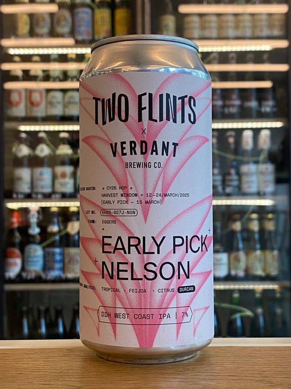 Two Flints x Verdant | Early Pick Nelson | DDH West Coast IPA