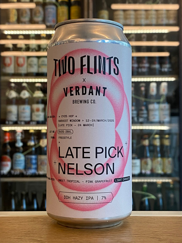 Two Flints x Verdant | Late Pick Nelson | DDH Hazy IPA