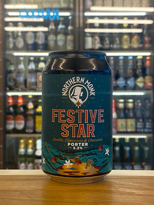 Northern Monk  Festive Star 2024  Vanilla Cinnamon & Chocolate Porter - Clapton Craft