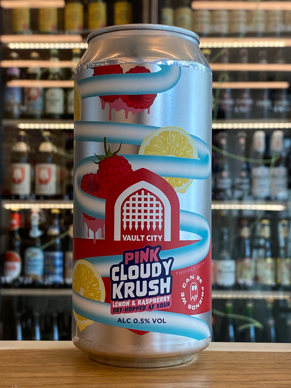 Vault City x We Can Be Friends | Pink Cloudy Krush | Lemon & Raspberry Hop AF Sour