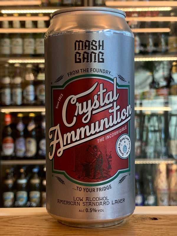 Mash Gang | Crystal Ammunition | Alcohol Free American Standard Lager