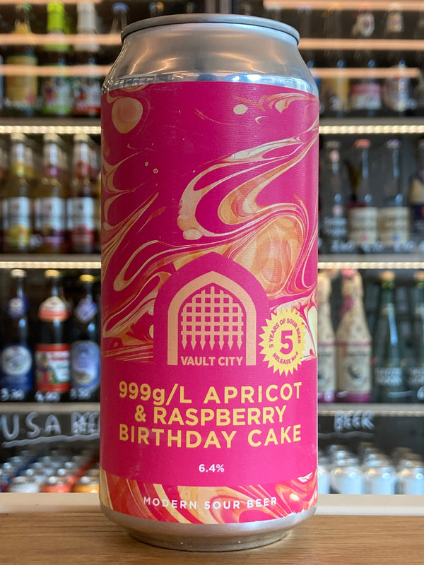 Vault City | 999g/l Apricot & Raspberry Birthday Cake | Pastry Sour
