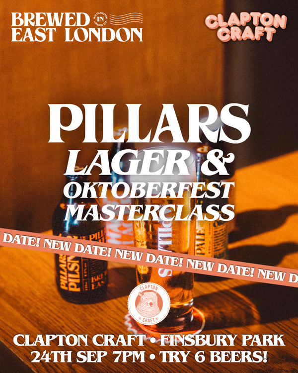 Clapton Craft Finsbury Park x Pillars | Lager & Oktoberfest Masterclass Thursday 24th September
