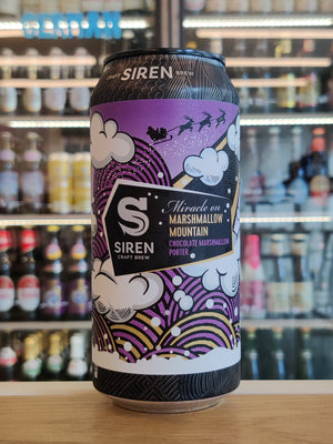 Siren  Miracle On Marshmallow Mountain  Chocolate Marshmallow Porter - Clapton Craft