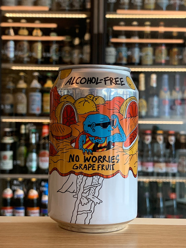 Lervig | No Worries Grapefruit | Alcohol Free Pale Ale